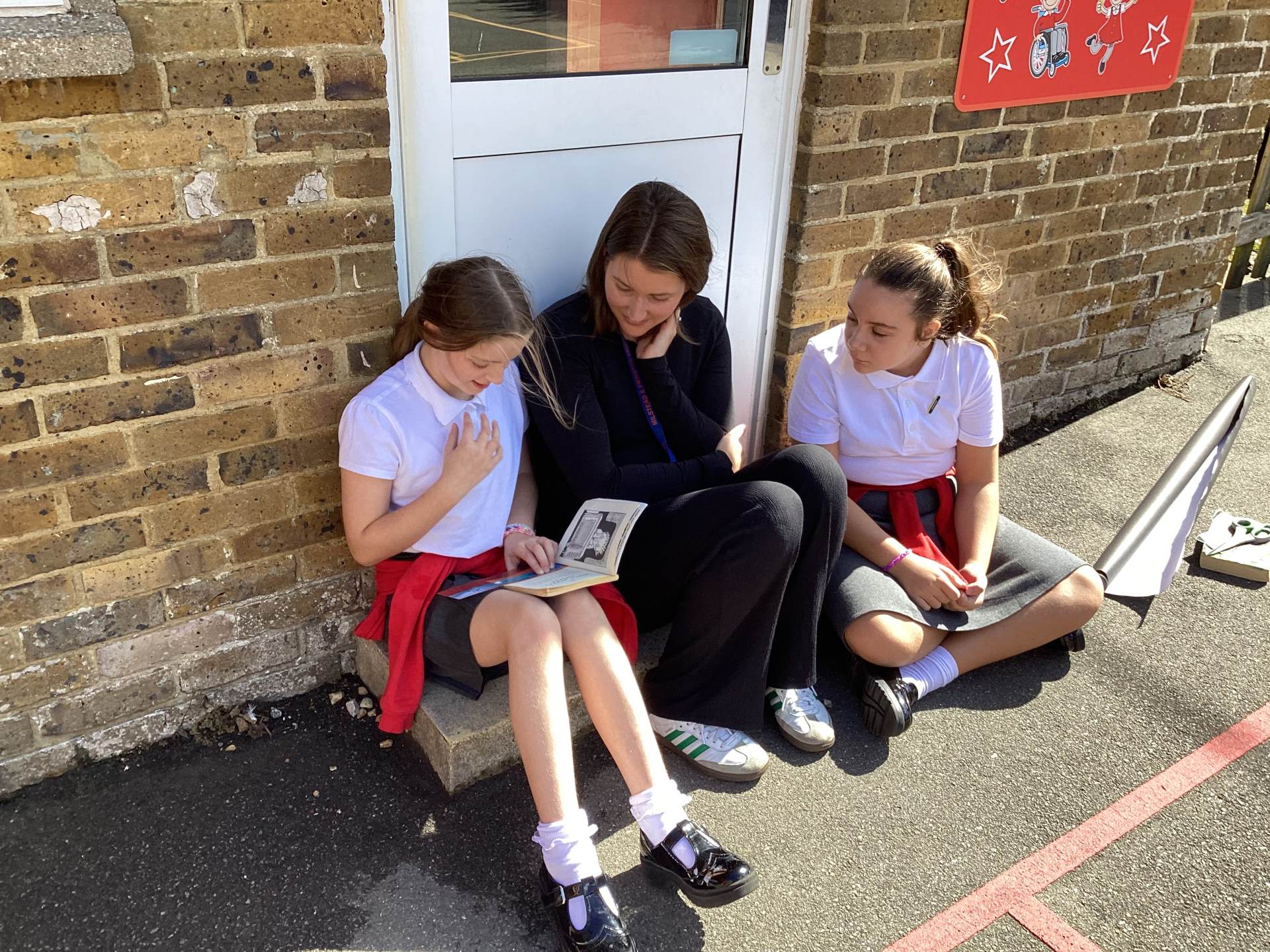Book club Reading to a teacher